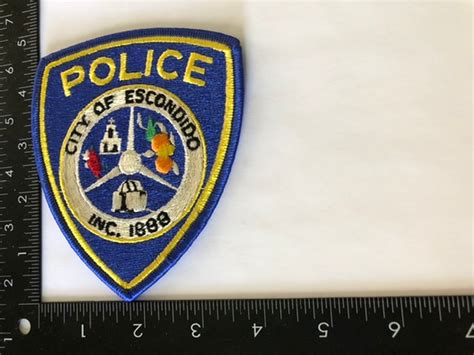 ESCONDIDO POLICE CA PATCH #3