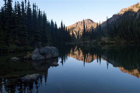 Silver Lake Olympic Mtn Range Wa Photorator