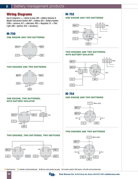 Cole Hersee Battery Switch Wiring Diagram