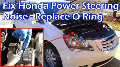 In this video i show how to replace the power steering pump and flush the system on a 2008 acura tl. How To Fix Honda Power Steering Noise - Replace Steering ...