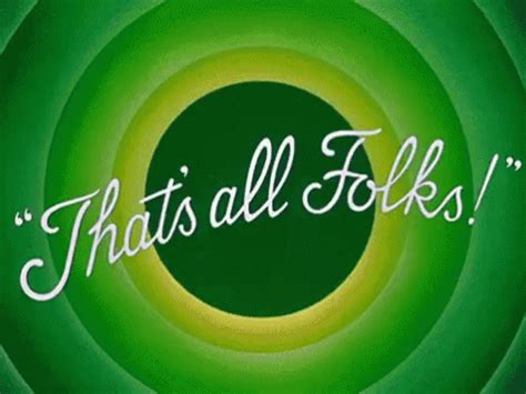 Thats All Folks  Looney Tunes