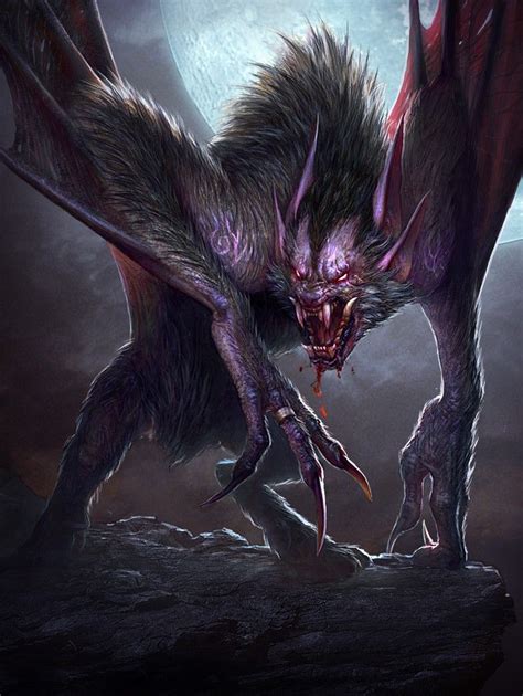 Vampire Werewolf Hybrid Drawings