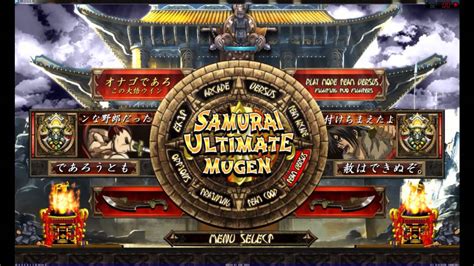 Screenpack Samurai Ultimate Mugen 11 1280x720 Hd Youtube