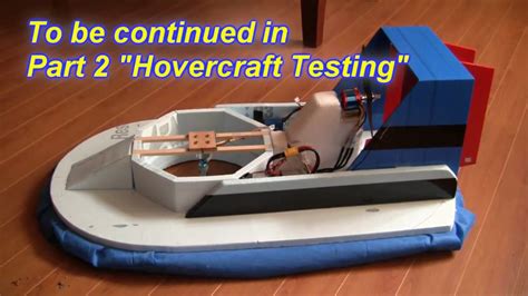 Rc Hovercraft Building Plans 8x10