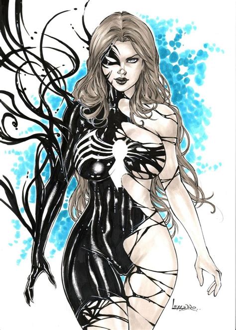 She Venom By Leandro Artist Marvel Girls Comics