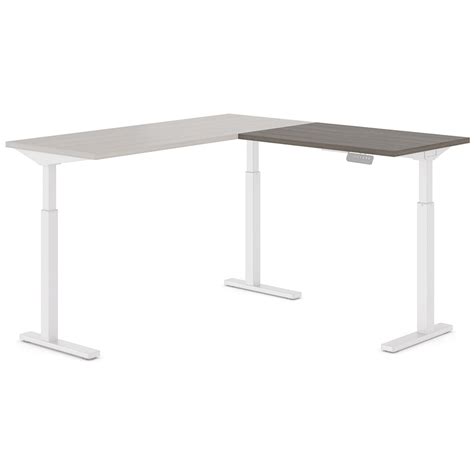 Offices To Go Ionic Table Top Return For Electric Height Adjustable