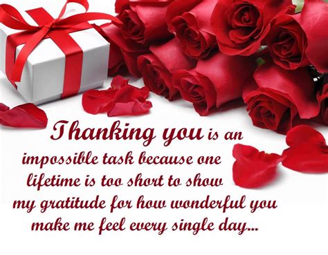 Romantic Thank You Messages For Life Partners Images