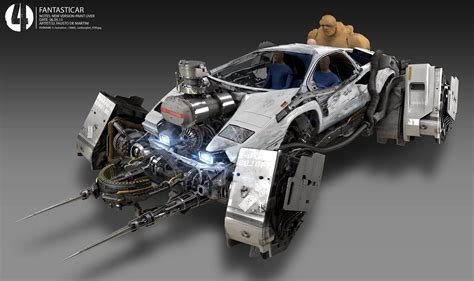 See The Cute Robot And Flying Car Cut From Fantastic Four In Concept