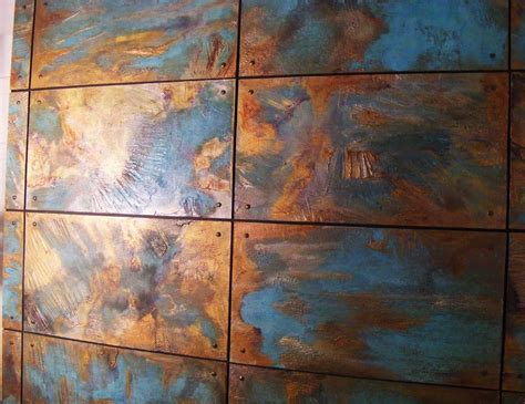Copper Metallic Wall Panels Devlin In Design Specialist Decorators