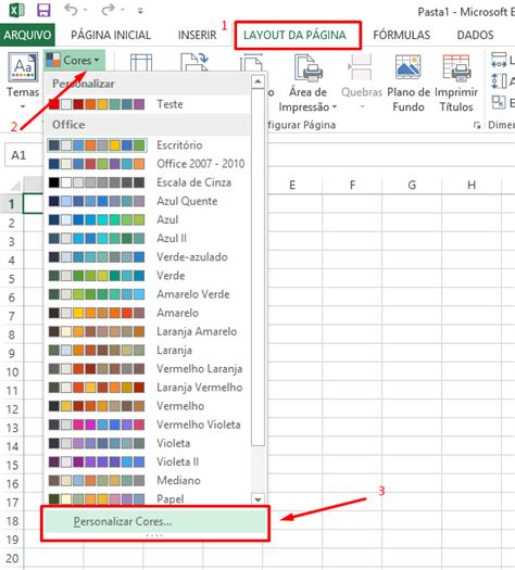 Personalizar Cores No Excel Para Paleta De Cores No Excel Ninja Do Excel