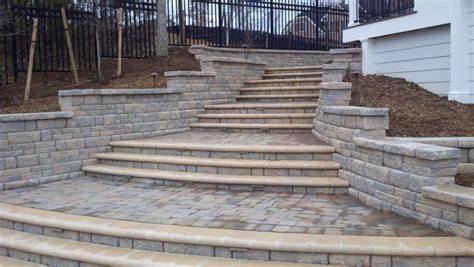 Stone Steps Leading Up To A House