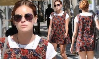 Tallulah Willis Flashes Her Toned Legs And A Glimpse Of Derriere