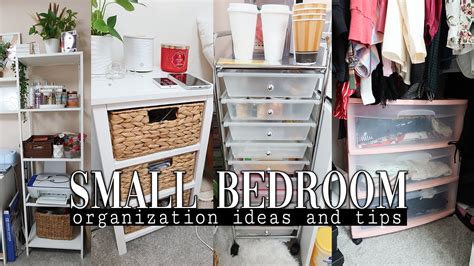 Small Bedroom Organization Ideas Bedroom Organization Tips Youtube