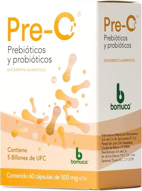 Pre O Probióticos Y Prebióticos 60 Cápsulas Mx Salud Y