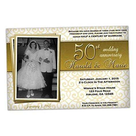 52+ Golden Wedding Anniversary Cards Amazon