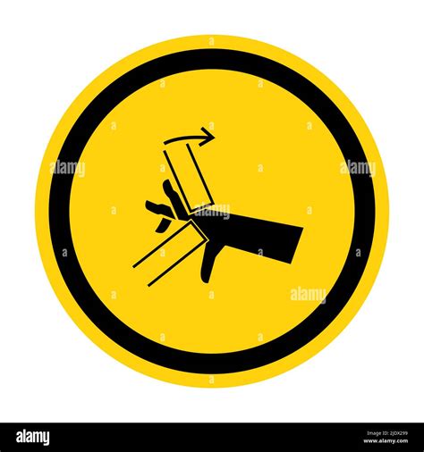 Hand Crush Pinch Point Symbol Sign Isolate On White Background Vector