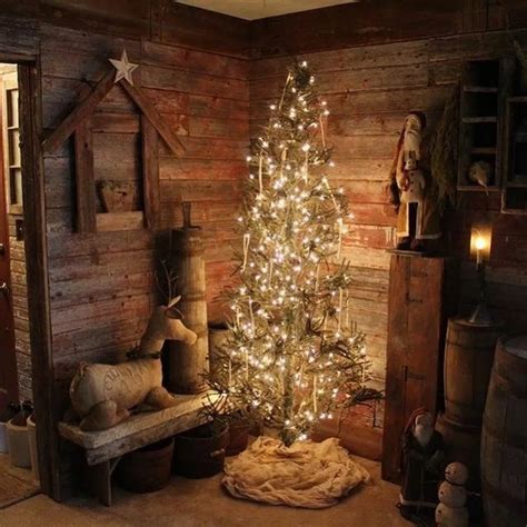 Superb Primitive Country Christmas Trees Ideas To Copy Right Now10 In