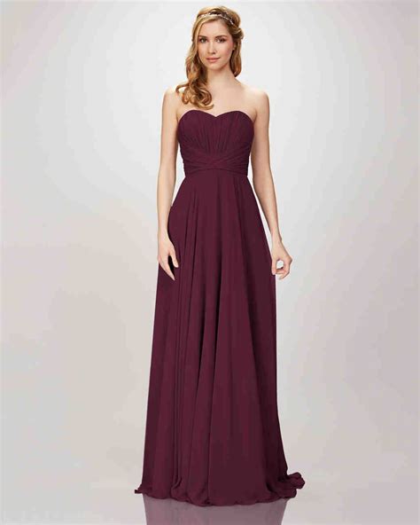 Burgundy Bridesmaid Dress Theia