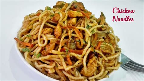 These foods are quite popular in india and are served in most indo chinese restaurants in india and abroad. Chicken Noodles Recipe || Street food Style || Chinese ...