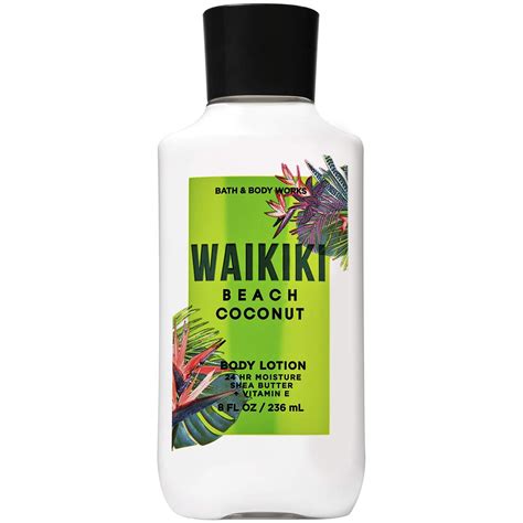 Bath And Body Works Waikiki Beach Coconut Super Smooth Body Lotion Fluid Ounce Edition