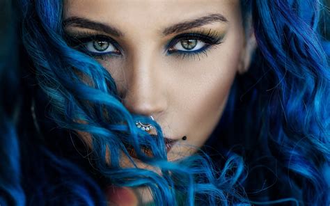 Transform Your Look With Stunning Dark Brown Hair And Bold Blue Tips Dare To Stand Out