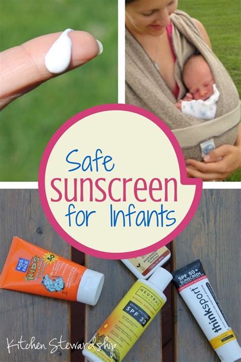 Is There A Safe Sunscreen For Infants Via Kitchen Stewardship Get
