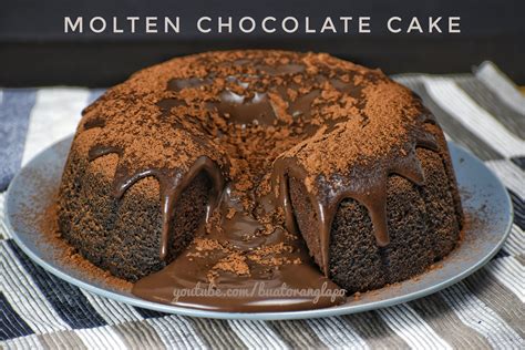 Molten Chocolate Cake Aka Kek Coklat Lava Viral Buat Orang Lapo