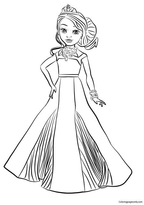 Disney Descendants Audrey Coloring Pages