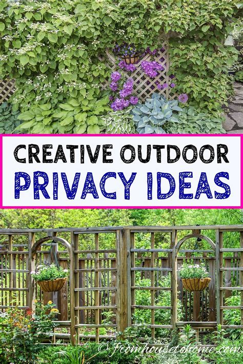 Backyard Privacy Ideas For Screening Neighbors Out Gardening From