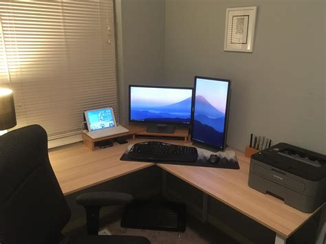 Finally Got My Work From Home Desk Set Up The Way I Want It Rworkspaces