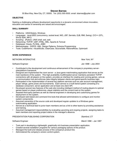 Software engineer resume template that gets interviews. Software Engineer Resume Samples | Sample Resumes