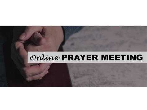 Online Prayer Meeting Peoples Gospel Church