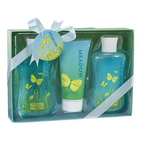 Bath, Body, and Spa Gift Set for Women, in Fresh Meadow Fragrance with