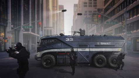 Artstation Swat Truck Concept