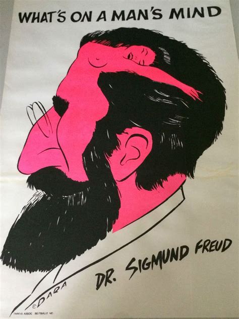 Vintage 1970 Dr Sigmund Freud Whats On A Mans Mind Bob Dara Head