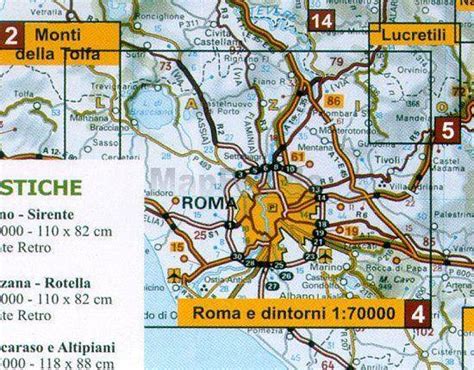 Rzym I Okolice Mapa Turystyczna 170 000 Mapy I Atlasy Turystyczne