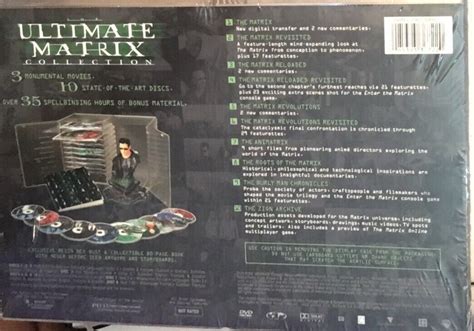 The Ultimate Matrix Dvd Collection With Neo Bust Limited Sealed Ebay