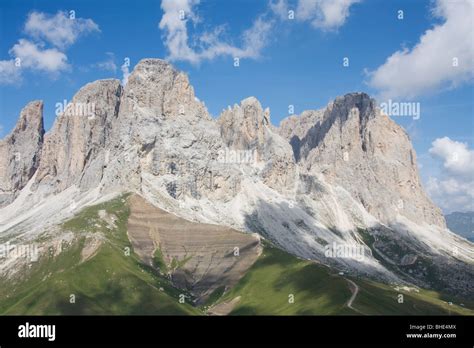 Sassolungo Group Val Di Fassa Dolomites Italy Stock Photo Alamy