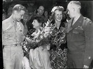 1945 Press Photo General Omar N. Bradley at homecoming celebration in ...