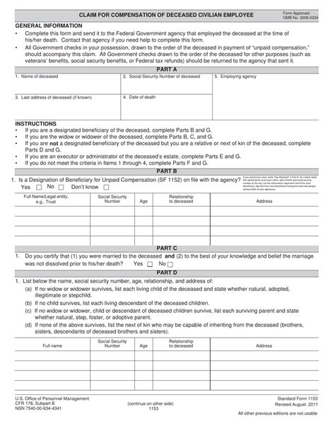 Form Ssa 711 Download Fillable Pdf Or Fill Online Request For Deceased 763