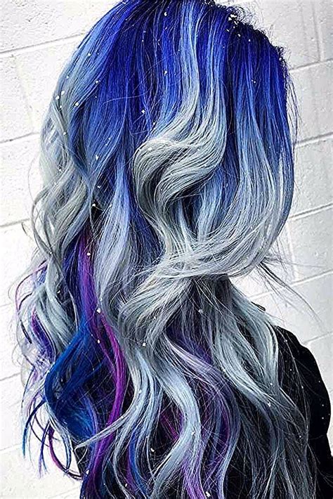45 Trendige Ombre Haarfarbe Haare Lieben In 2020 Blue