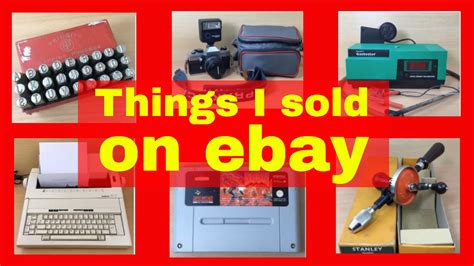 Things I sold on ebay - How to sell on ebay - Ebay reselling full-time