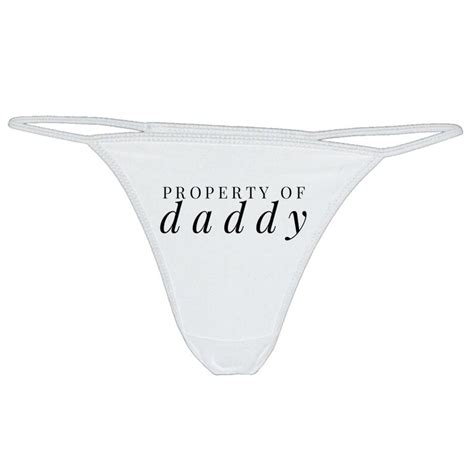 Property Of Daddy Thong Ddlg T Ddlg Panties Submissive Etsy