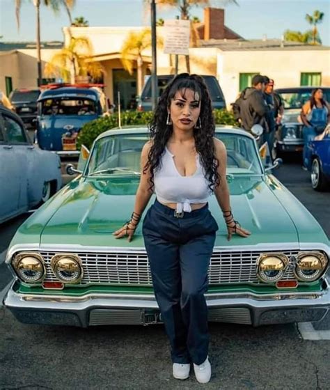 pin by willie northside og on lowrider cars and latina models by guillermo chicana style