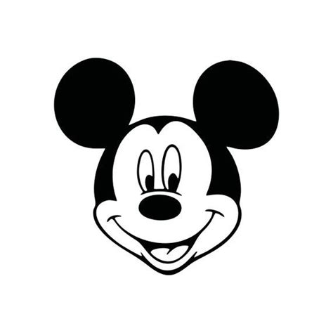 Mickey Mouse Face Svg Mickey Mouse Svg Instant Etsy Mickey Mouse