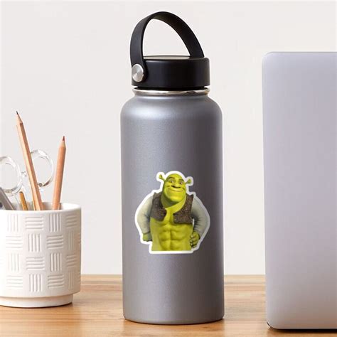 Shrek With Abs Sticker For Sale By Bitchnarcissist Redbubble