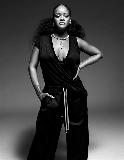 Rihanna Sex Big Cleavage In ID Magazine Photoshoot January 2020