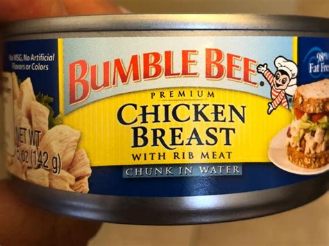 It's all in the brine! Premium Chicken Breast In Water, canned Nutrition Facts ...