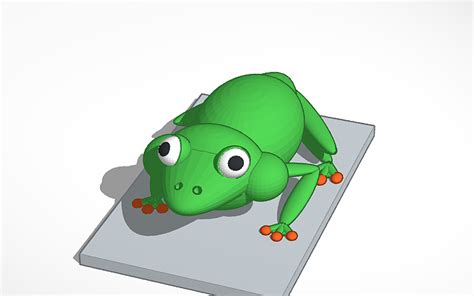3d Design The Frog Tinkercad