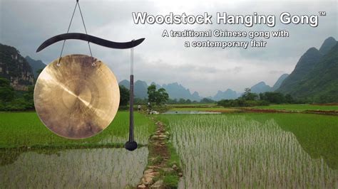 Woodstock Hanging Gong From Woodstock Chimes Youtube